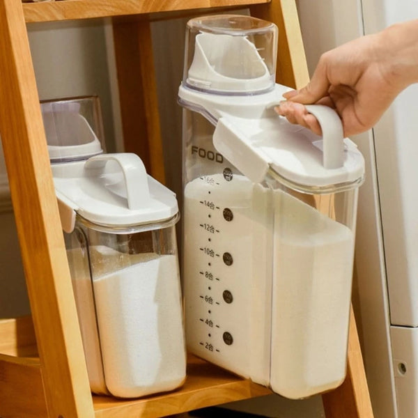 Premium Airtight Jar Kit with Measuring Cup