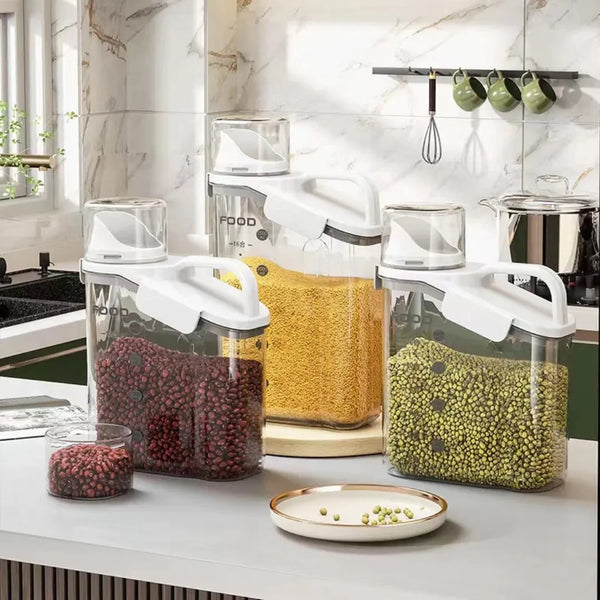 Premium Airtight Jar Kit with Measuring Cup