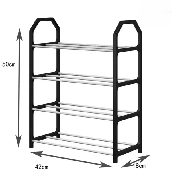 4-Tier Shoe Rack Organizer