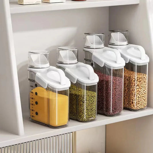 Premium Airtight Jar Kit with Measuring Cup