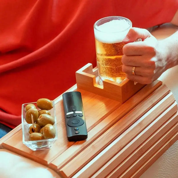 Bamboo Sofa Support Tray