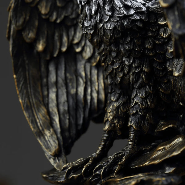 Nordic Eagle Sculpture