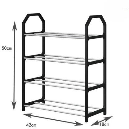 4-Tier Shoe Rack Organizer